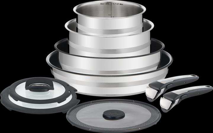Tefal Ingenio Jamie Oliver Set 9-teilig (28 cm, Pfannenset + Topfset)