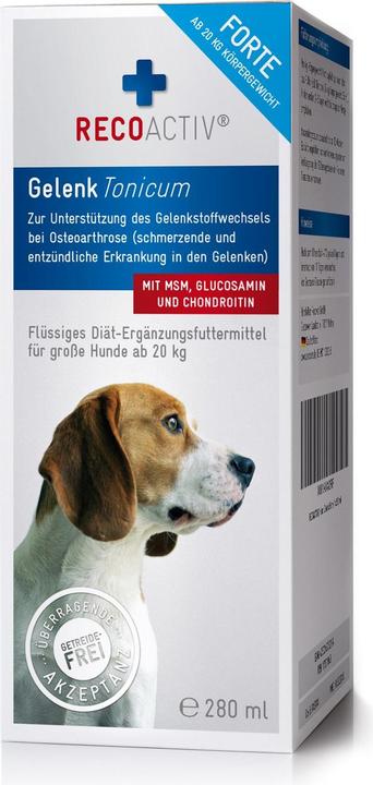 Image du produit Recoactiv Complément alimentaire pour chiens Articulation Forte Tonicum, 1 x 280 ml (Adulte, Senior, 1 pcs, 280 g)