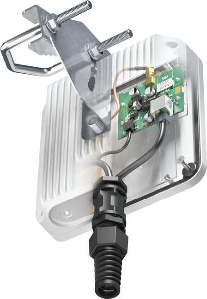 Produktbild Quwireless A140I - QuMini für Teltonika TRB140 - Gehäuse mit integrierten Multiband-LTE-Omni-Antennen (Antennenadapter)