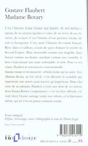 Image du produit Madame Bovary (Français, Gustave Flaubert, 2001)