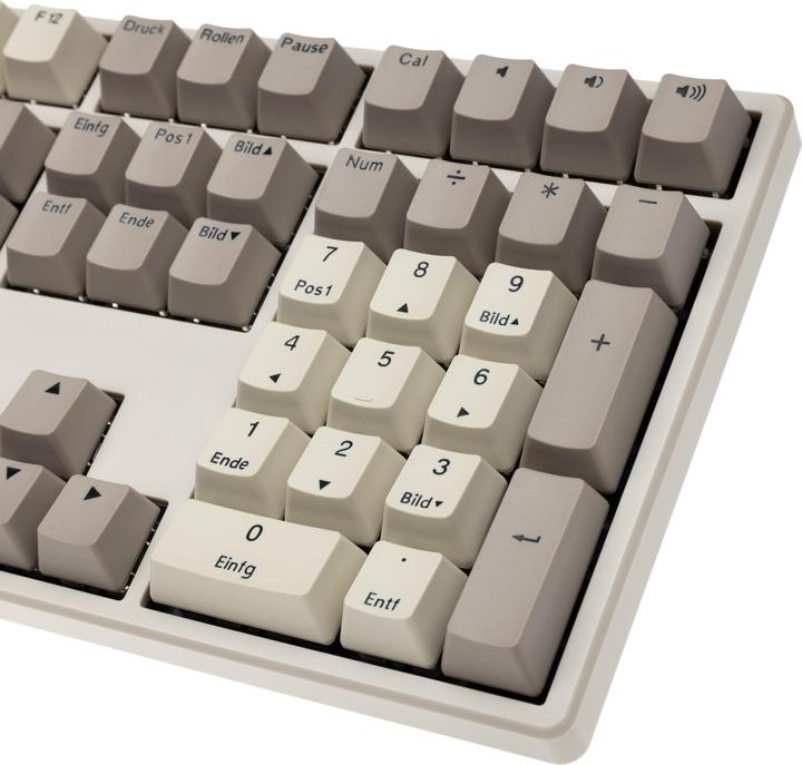 Actual product image Ducky Origin Vintage Gaming Keyboard, Cherry MX-Speed-Silver (DE, Cable)