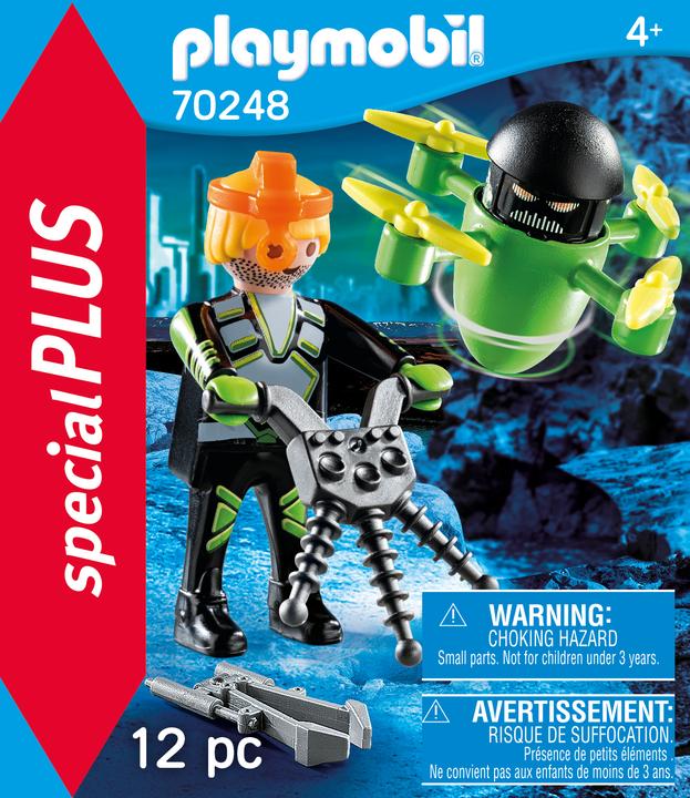 Produktbild Playmobil Agent mit Drohne (70248, Playmobil Special Plus)
