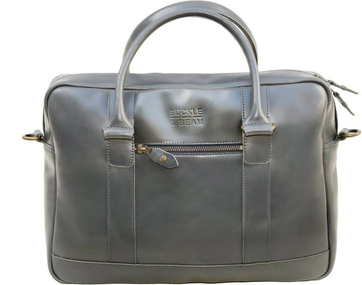 Produktbild Buckle & Seam Aktentasche Everett Anthrazit/Gelb