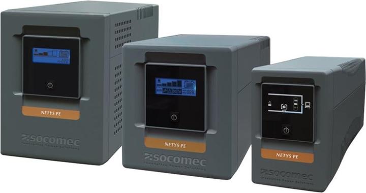 Actual product image Socomec NETYS PE NPE-1000-LCD uninterruptible power supply (UPS) Line-Interactive 1 kVA 4 AC (1000 VA, 600 W, Line-interactive UPS)