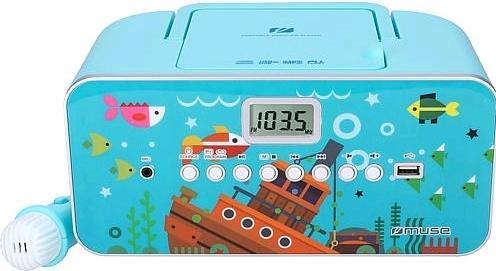 Actual product image Muse M29KB Children's CD Player CD, FM, USB Incl. microphone (FM, MW, PLL)