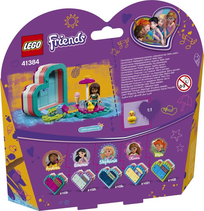 Produktbild LEGO Andreas sommerliche Herzbox (41384, LEGO Friends)