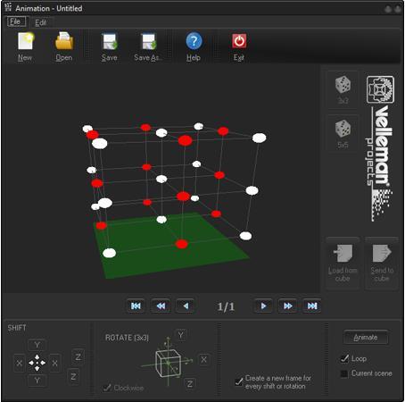 Produktbild Velleman 3D LED CUBE 3 x 3 x 3