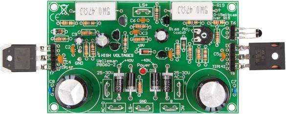 Actual product image Velleman Discrete Power Amplifier 200 W (Add-on)