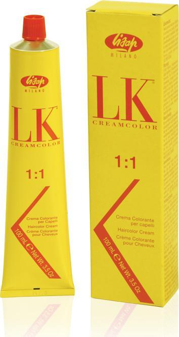 Actual product image Lisap LK OPC cream hair color 6/07 dark blond beige (6, 07 dark blonde beige)