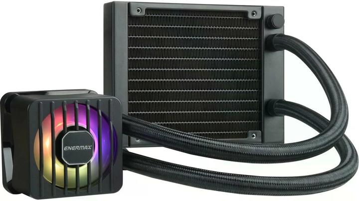 Produktbild Enermax LIQMAXFLO SR 120mm CPU AIO Liquid Cooler - Xtreme Dual Chamber PWM Pumpe- ARGB
