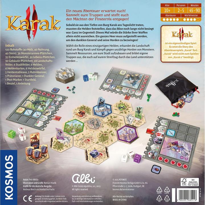 Actual product image Kosmos Karak 2 (German)
