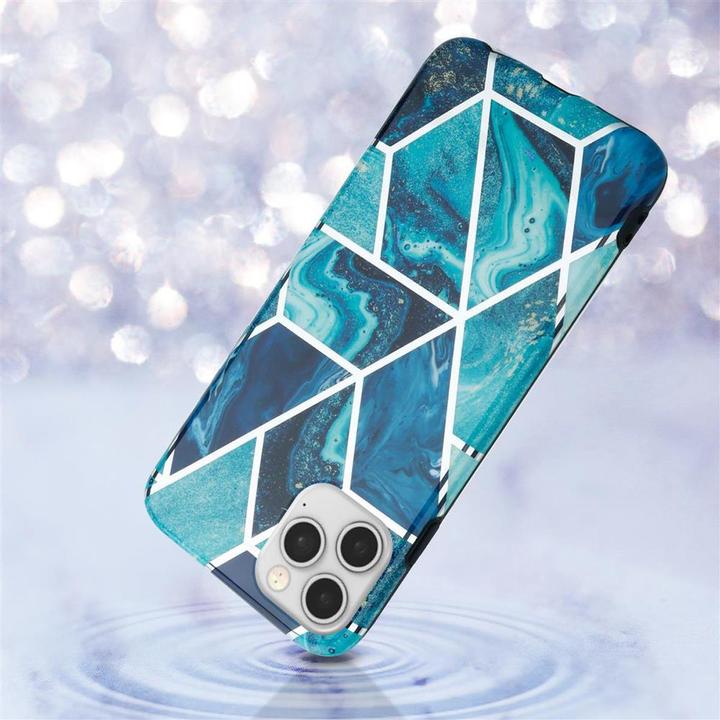 Image du produit Cadorabo Couverture IMD TPU Marbre coloré (Apple iPhone 12, Realme 12 Pro+)