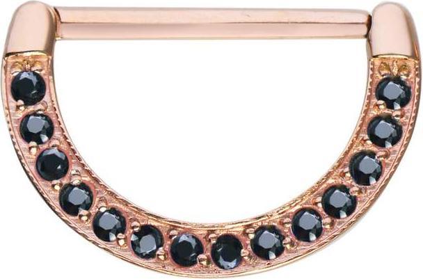 Rose gold colour, Black