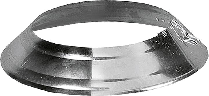 Actual product image Turk Stovepipe rosette Perfect Ø to 135mm nickel plated