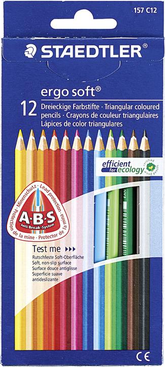 Actual product image Staedtler Colored pencils 'ergosoft (Multicoloured, 12 x)