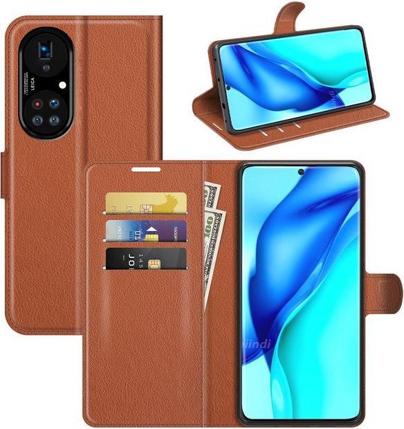 Produktbild MU Classic Litchi Leder Bookcover Series (Huawei P50 Pro)