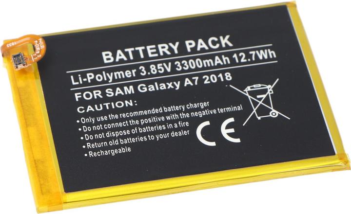 Actual product image AccuCell Akku Samsung Galaxy A7 2018