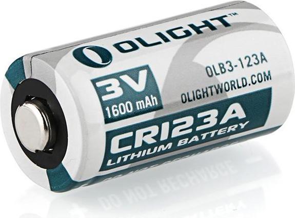 Actual product image Olight Cr123a