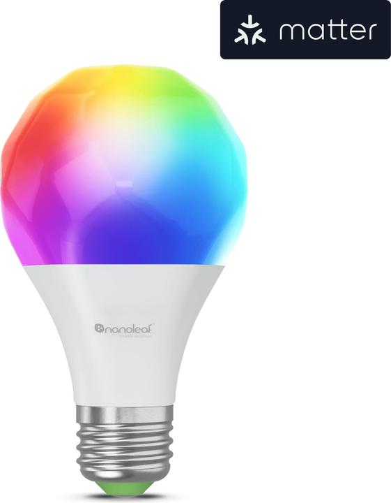 Actual product image Nanoleaf Matter Smart Bulb (E27, 8.50 W, 806 lm, 1 x, F)