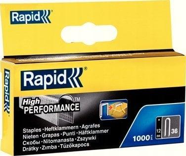 Produktbild Rapid Klammern für Kabel Nr. 36 12mm 1000 Stk. Pappkarton (1000 Blätter)