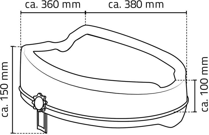 Image du produit Ridder Rehausseur de siège de toilette