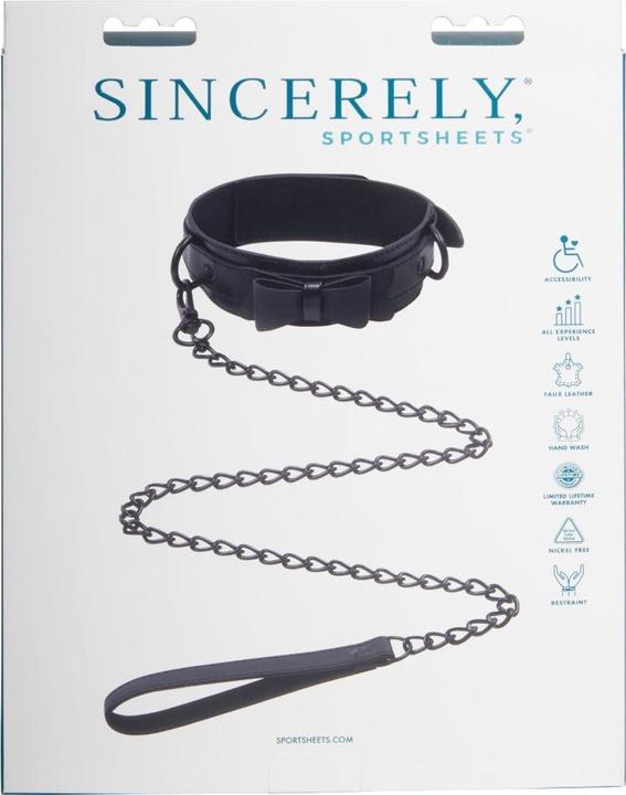 Produktbild Sportsheets Sincerely Bow Tie Collar Leash