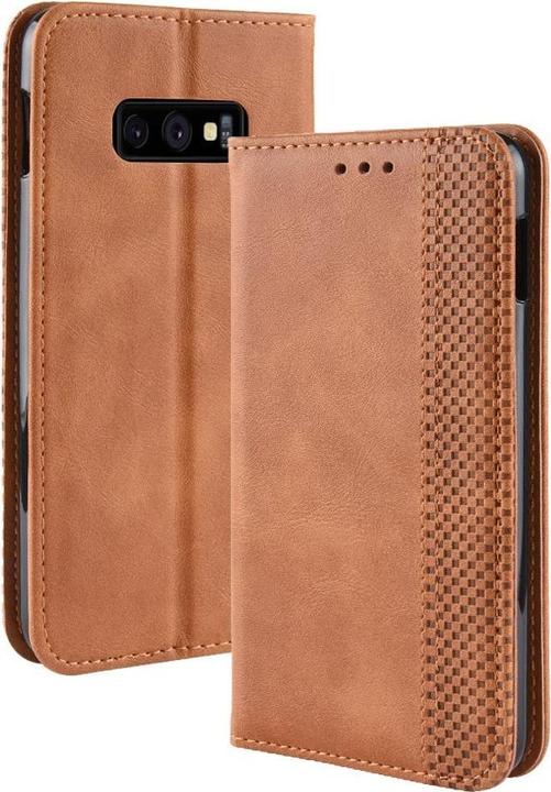 Produktbild Cover-Discount Galaxy S10e - Stand Flip Case Hülle braun (Samsung Galaxy S10e)