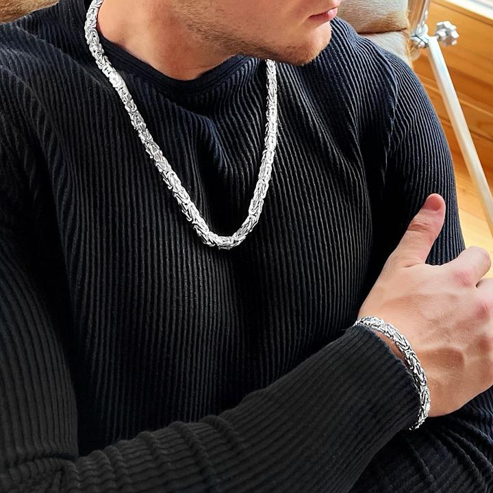 Immagine prodotto Candy Collana Re Eracle 7,7 mm, argento sterling 925 (Argento 925, 65 cm)