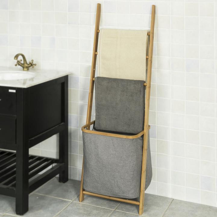 Produktbild SoBuy Handtuchleiter Wäschekorb