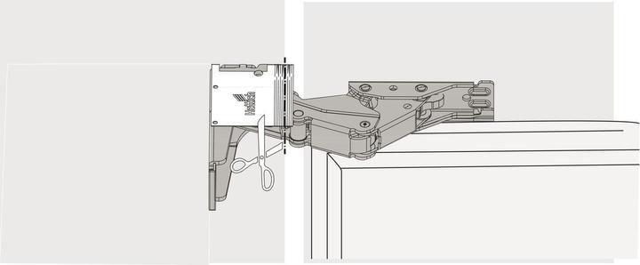 Productafbeelding Hettich Geleidingsscharnier Kamat 115°