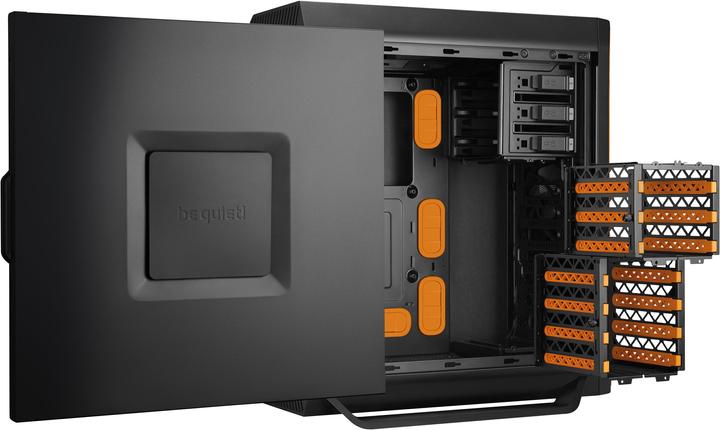 Actual product image be quiet! Silent Base 800 Orange (ATX, mATX, Mini-ITX)