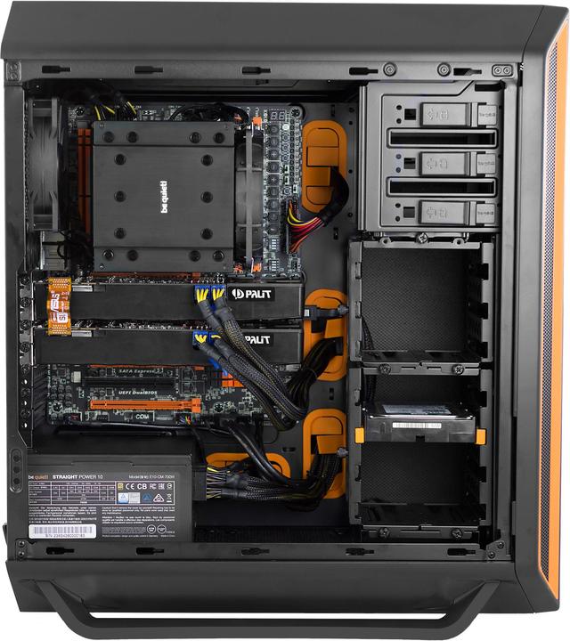 Actual product image be quiet! Silent Base 800 Orange (ATX, mATX, Mini-ITX)