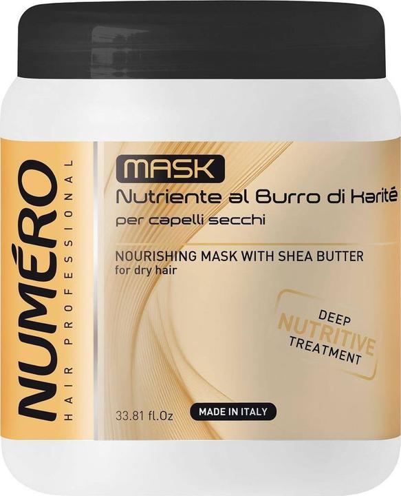 NUMERO Nourishing Mask With Shea Butter odżywiająca maska z masłem shea 1000ml (1000 ml)