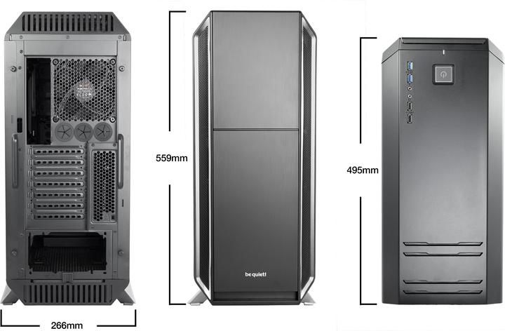 Produktbild be quiet! Silent Base 800 Window (ATX, mATX, Mini-ITX)