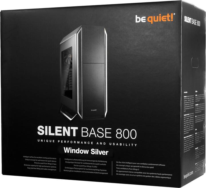 Produktbild be quiet! Silent Base 800 Window (ATX, mATX, Mini-ITX)