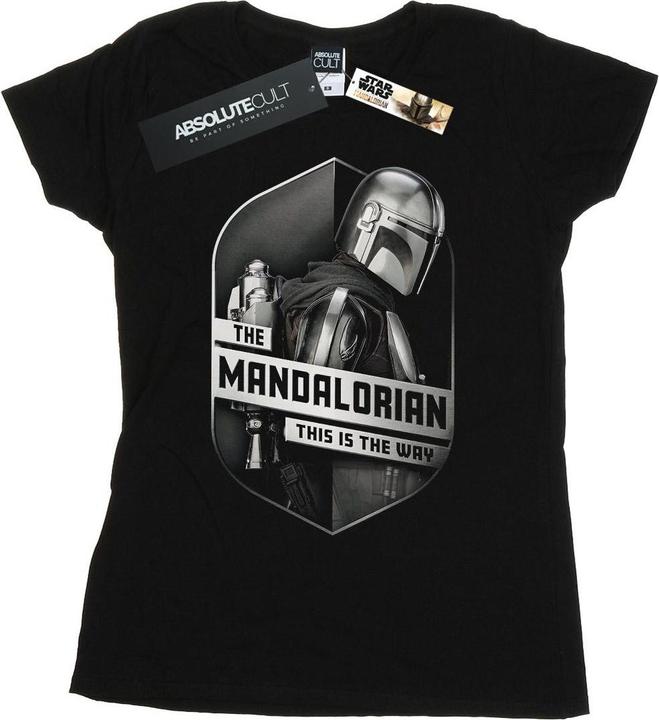 Produktbild Star Wars The Mandalorian This Way Mando Shield TShirt (XL)