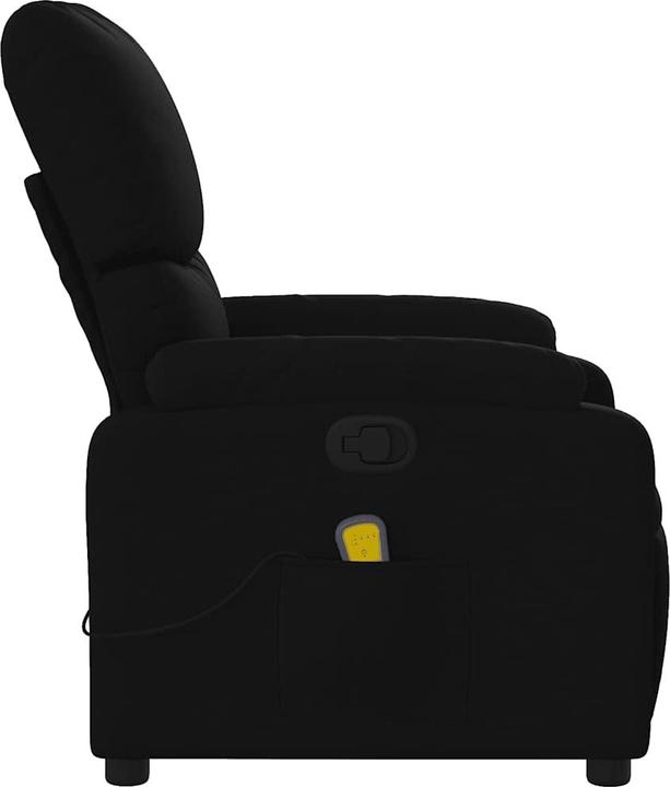 Produktbild VidaXL Massagesessel Schwarz Stoff,Farbe: Schwarz,Material: Stoff
