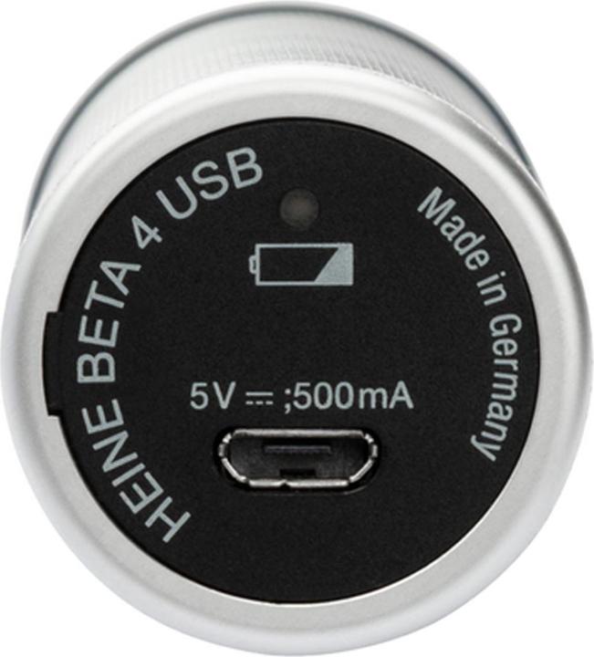 Produktbild Heine Beta 400 LED F.O. Otoskop-Kit (B-010.28.388) - mit USB Ladegriff
