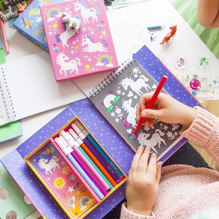 Actual product image Tiger Tribe Painting set unicorn