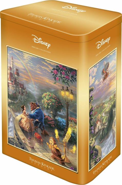 Actual product image Schmidt Spiele Beauty and Beast nostalgia tin (500 pieces)