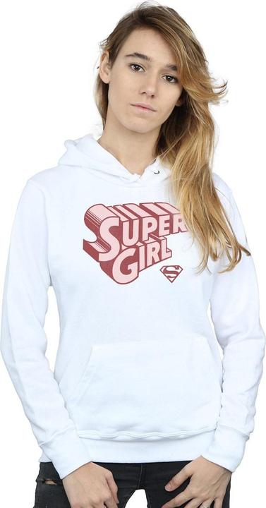 Image du produit - Sweat à capuche SUPERGIRL RETRO LOGO - Femme (L)
