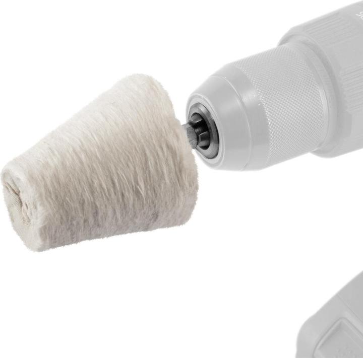 Actual product image Stahlwerk Set of 6 universal polishing heads PS-6 ST for cordless and electric drills