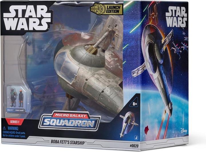 Actual product image Jazwares Star Wars Deluxe Vehicle Boba Fett's Starship Figures