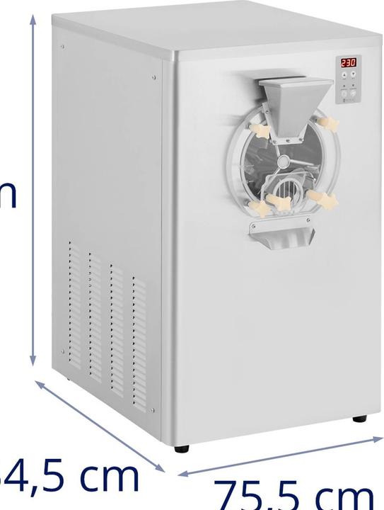 Immagine prodotto Royal Catering Gelatiera professionale - 1.500 W - 15 - 22,5 l/h - 1 gusto -
