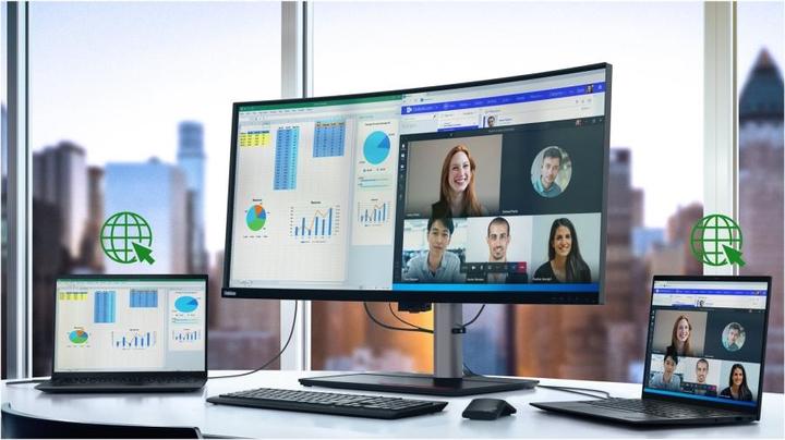 Produktbild Lenovo ThinkVision P40w-20 (5120 x 2160 Pixel, 39.70")