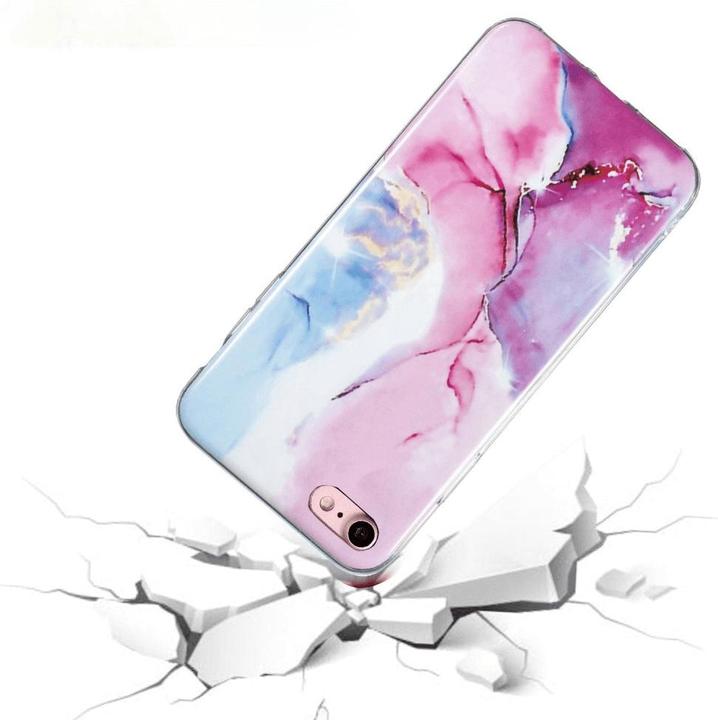 Produktbild Cover-Discount iPhone SE / 8 / 7 - Silikon Gummi Case Rose Marble (Apple iPhone 8, Apple iPhone 7)