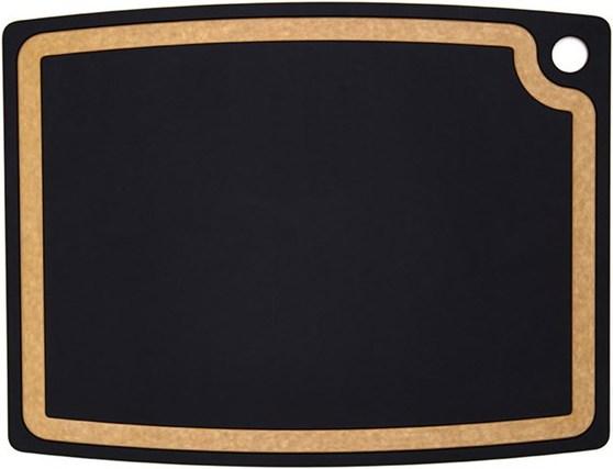 Produktbild Epicurean Schneidebrett schwarz/natur mit Saftrille 51x38cm