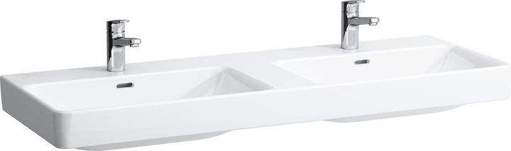 Image du produit Laufen Lavabo double PRO S 1300x460mm m ÜL 1 HL-exécution blanc LCC (460 mm, 1300 mm)