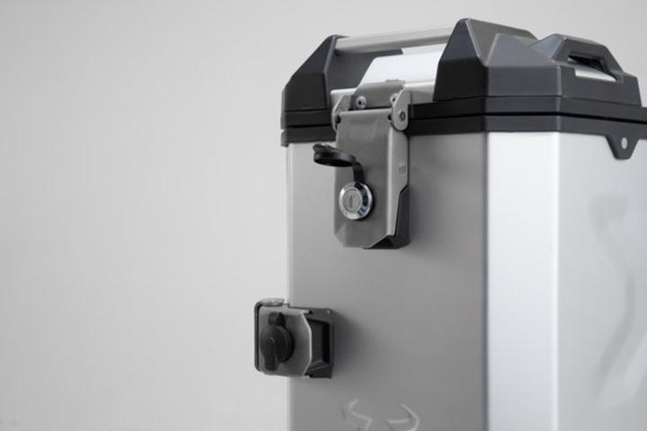 Actual product image Sw Motech TRAX lock set 2 locks/2 keys. Keyed alike