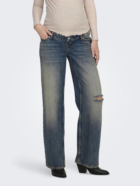 Actual product image Only Maternity OLMCOBAIN Weiter Beinschnitt Jeans Jeans mit weitem Bein (32)